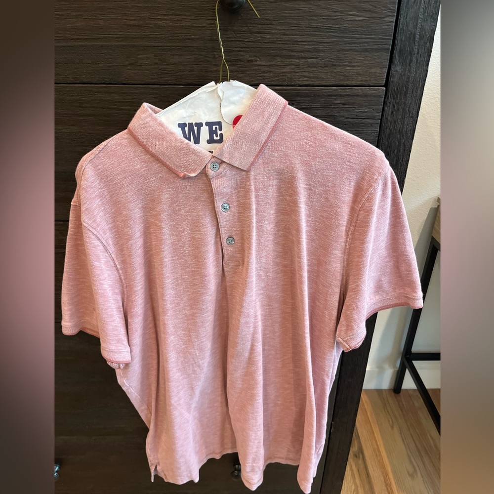 Joseph Abboud Pink Polo Shirt